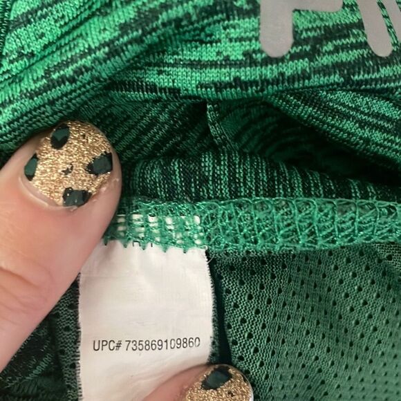 Fila Mens Green & Black Vented Back Workout T-Shirt sz S - Picture 7 of 8